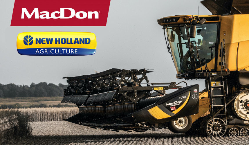 New Holland Agriculture se asocia con MacDon Industries Ltd
