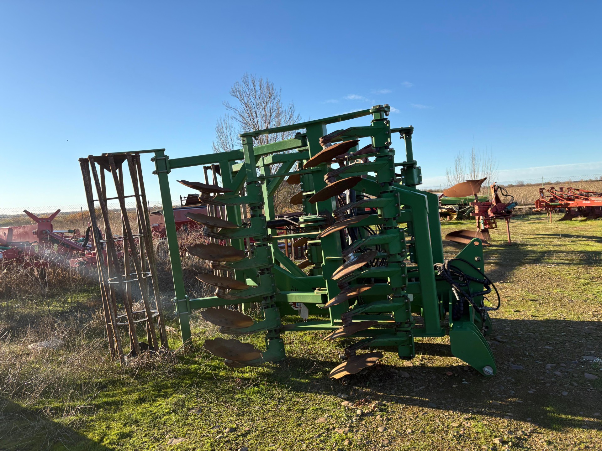 Grada rápida Gaher-Metalic con rodillo de barras