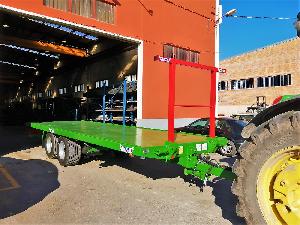 Farm trailer Gaher Metalic plataforma 8m tándem Gaher Metalic