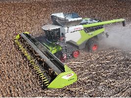 3 nuevos cabezales SUNSPEED para girasol en LEXION y TRION. Nuevos cabezales de ordeño de girasoles SUNSPEED de CLAAS: Independientes con una anchura de trabajo de hasta 11,90 m