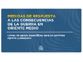El Gobierno aprueba ayudas para el gasóleo agrícola, la compra de fertilizantes y una compensación para los buques pesqueros por el incremento de costes