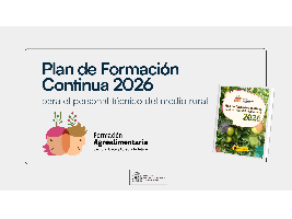 El Ministerio de Agricultura, Pesca y Alimentación impulsa la formación como herramienta de modernización en el medio rural