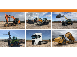 Haz crecer tu negocio esta primavera: más de 2.500 equipos y vehículos pesados disponibles en la subasta de Ritchie Bros. España 