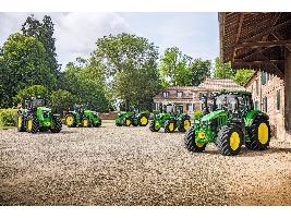 John Deere presenta la nueva serie de tractores 6M 