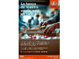 Kubota España recoge más de 1,5 toneladas de alimentos para donar este fin de año