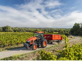 Kubota presenta la nueva serie de tractores M5002 Narrow, más potente, confortable y segura