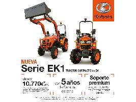 La nueva Serie EK1 de Escorts-Kubota estrena una fantástica promoción por tiempo limitado