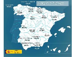 La reserva hídrica española se encuentra al 47,4 por ciento de su capacidad