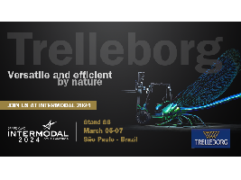 Los neumáticos Trelleborg elevan las operaciones portuarias y logísticas a nuevos niveles en Intermodal South América 2024