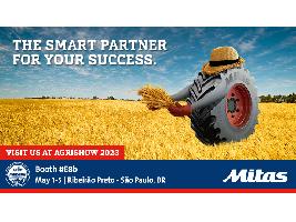 Mitas lanza la nueva AGRITERRA 02 SP para el mercado brasileño en Agrishow 2023