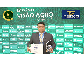 Trelleborg Tires gana el premio a la Mejor Marca de Neumáticos Agrícolas en la 13ª edición de los Premios Visão Agro Centro-Sul de Brasil