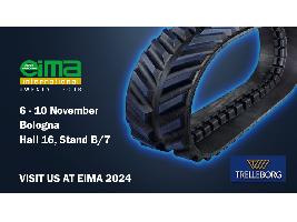 Trelleborg Tires presenta ART1000, sus primeras cadenas de goma agrícolas, en EIMA 2024