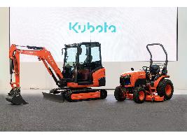 Kubota presenta sus prototipos eléctricos de tractores y de maquinaria de construcción compacta