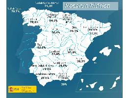La reserva hídrica española se encuentra al 51,7 por ciento de su capacidad