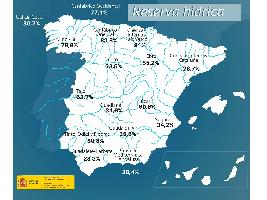 La reserva hídrica española se encuentra al 50,7 por ciento de su capacidad