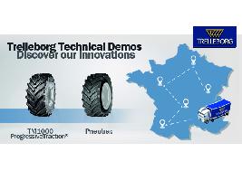 Las demostraciones de campo de neumáticos Trelleborg en Francia llevan el rendimiento a nuevas cotas