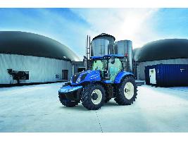 New Holland presentó en Agritechnica 2019 la primera unidad de producción del tractor T6 Methane Power en el mundo