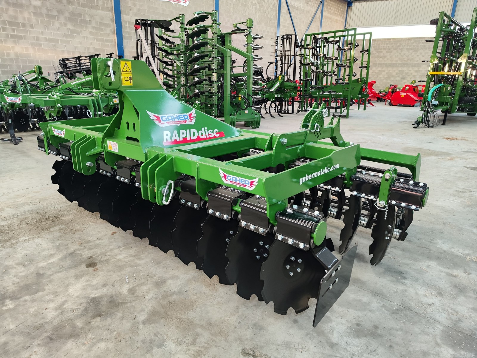 Grada rápida RAPIDdisc fija de 2,5 a 4m