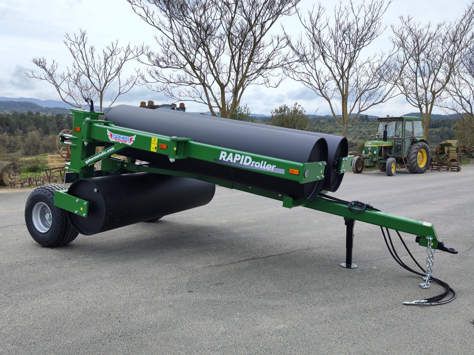 Rodillo plegado horizontal RAPIDroller de 6 a 8m