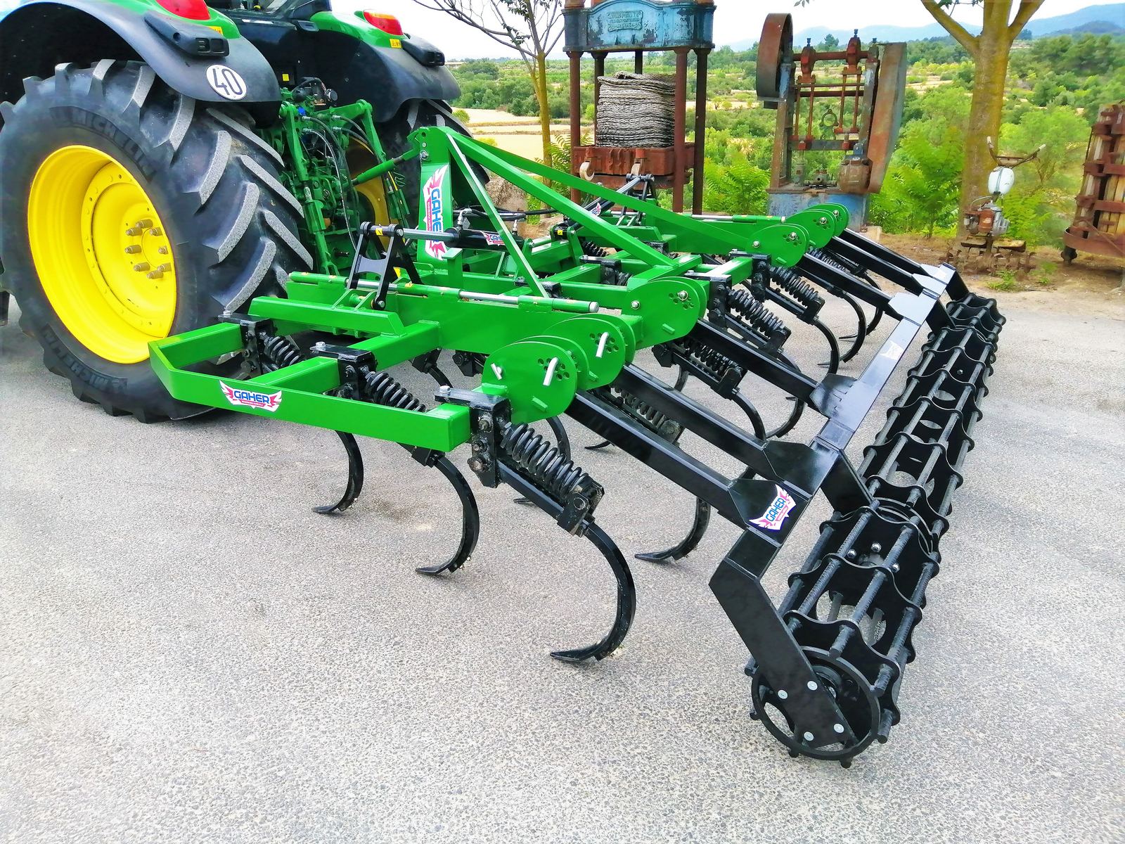 Semichisel plegado horizontal Serie Rapid de 2 o 3 filas de 3,5 a 5,5m