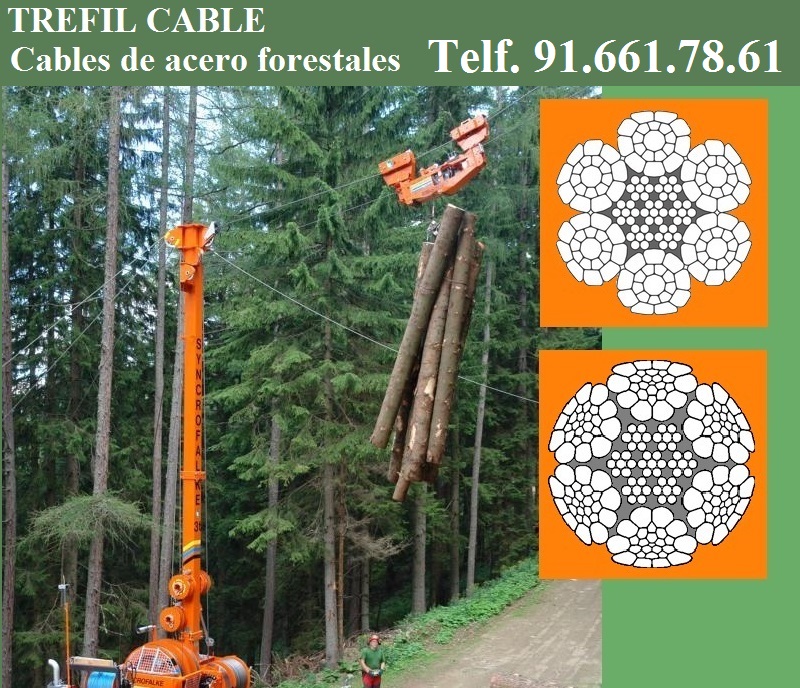 Cables de acero forestales y accesorios