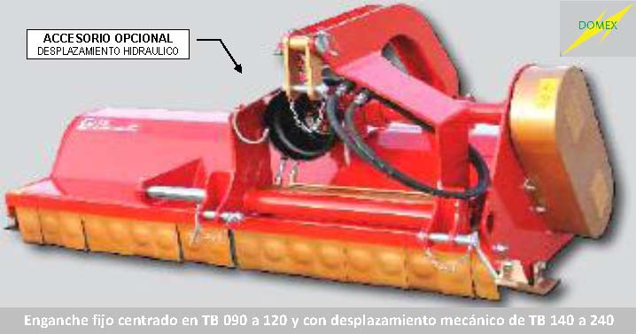 > TB 090 a 240 - TRITURADORA PARA FRUTALES