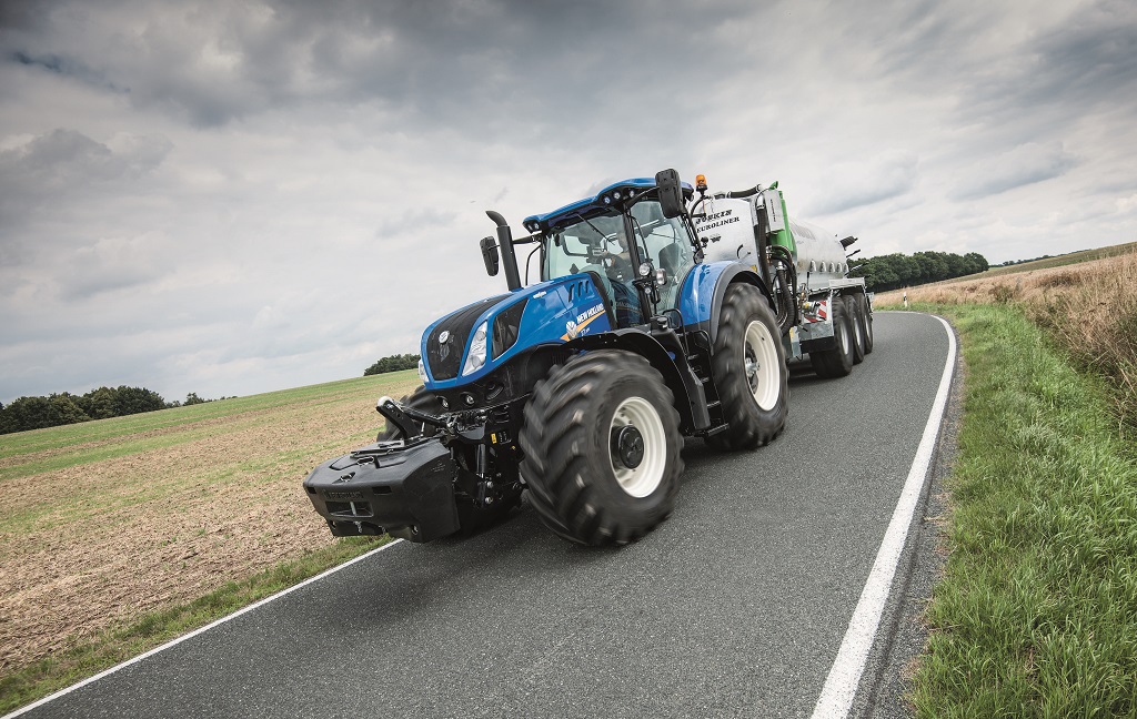 El sistema de freno inteligente de remolque de New Holland ofrece la mejor seguridad y estabilidad de su clase en los tractores T7 y T6 AutoCommand