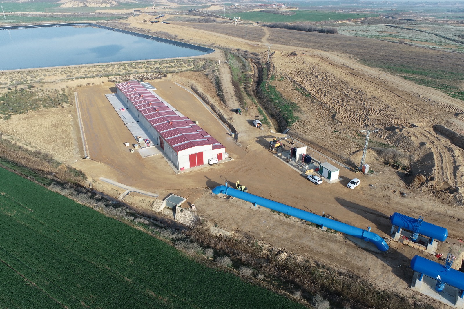 El Ministerio de Agricultura, Pesca y Alimentación finaliza obras de mejora de la eficiencia energética en la Comunidad de Regantes de Molinar del Flumen (Huesca)