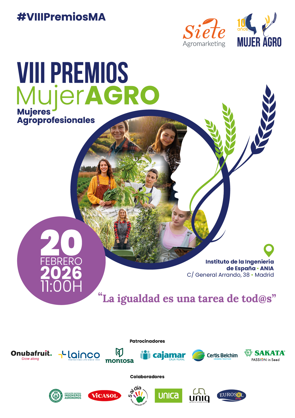 Los Premios MujerAGRO inician la agenda institucional en el Año Internacional de la Agricultora