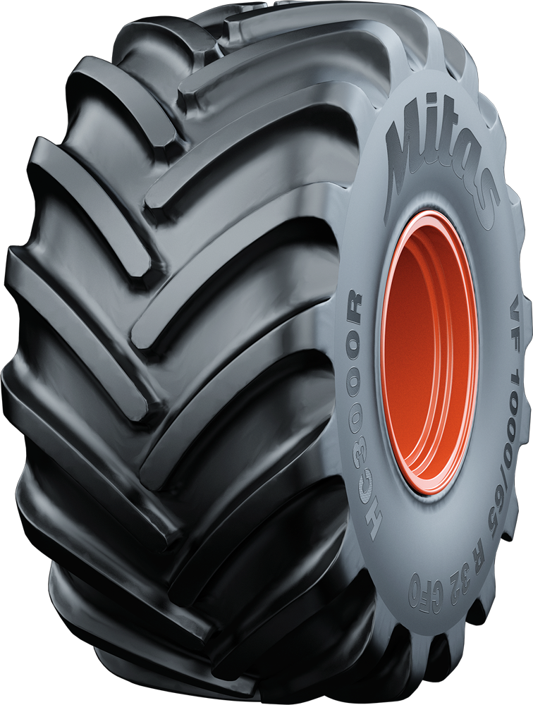 Mitas amplía su gama de neumáticos agrícolas con el HC 3000 R, un nuevo neumático para cosechadoras y otros equipos agrícolas