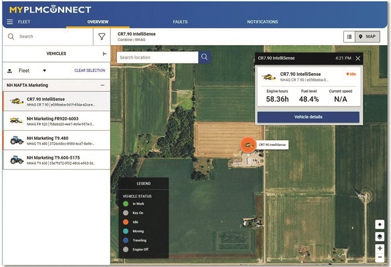 New Holland anuncia actualizaciones en la plataforma MyPLM Connect Farm.