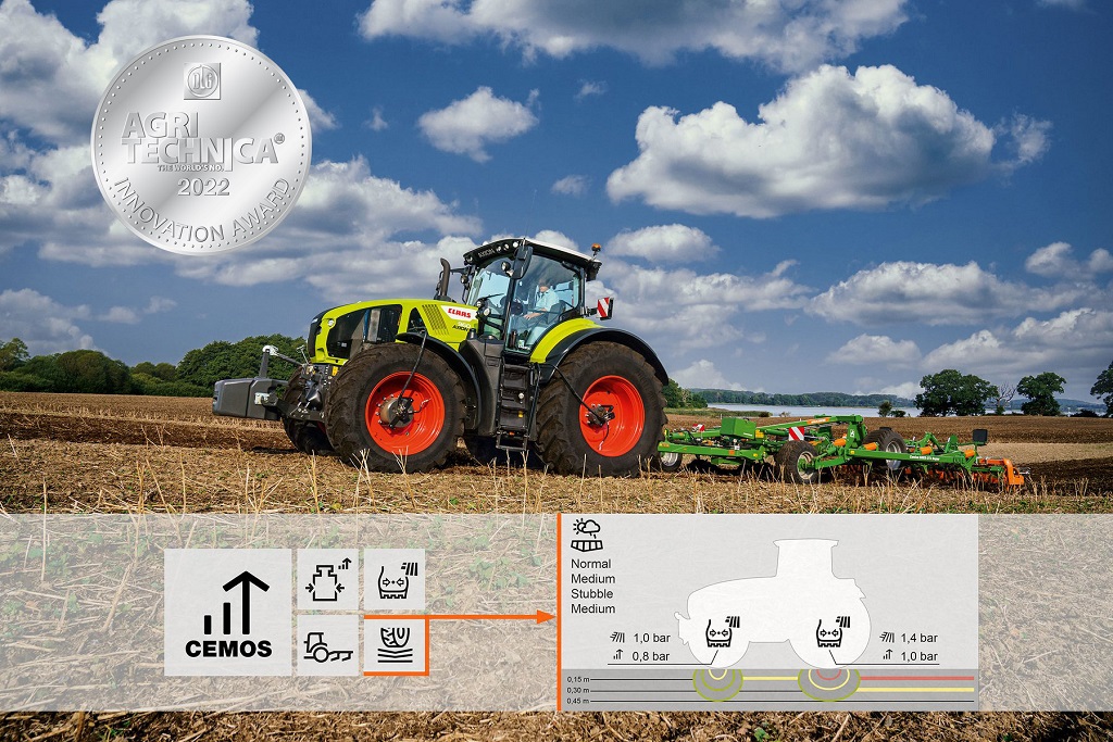 Optimización del proceso y protección del suelo. CLAAS integra Terranimo® en CEMOS para tractores