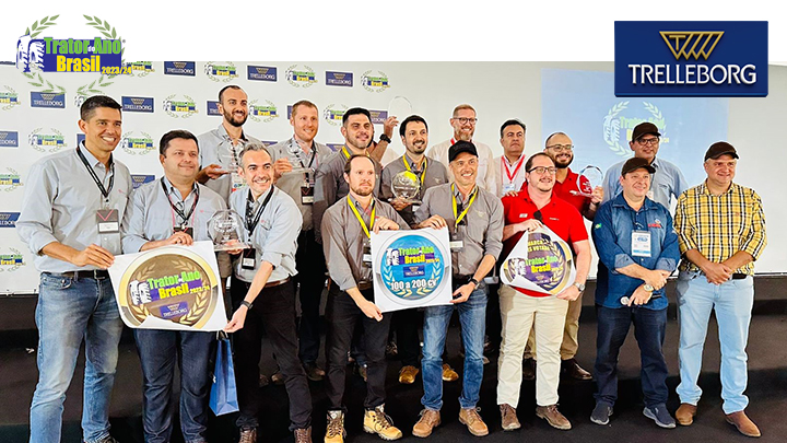 Trelleborg, Patrocinador Oficial de Neumáticos del Trator Do Ano Brasil® 2023/2024, anuncia los ganadores durante Agrishow 2023