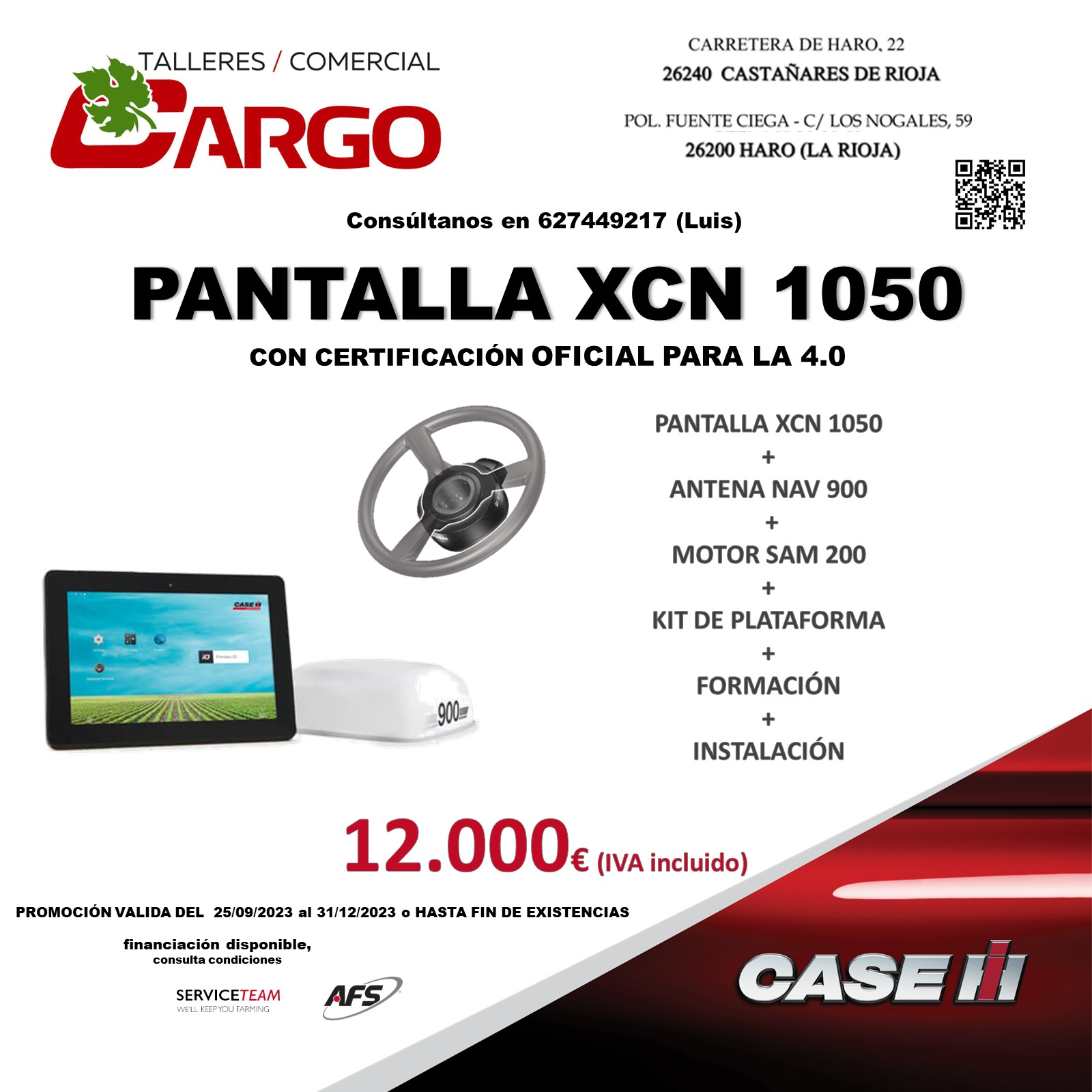 PANTALLA XCN 1050